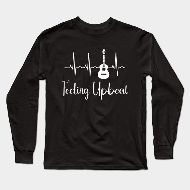 My guitar leaves me feeling upbeat Long Sleeve T-Shirt by DBS Designs